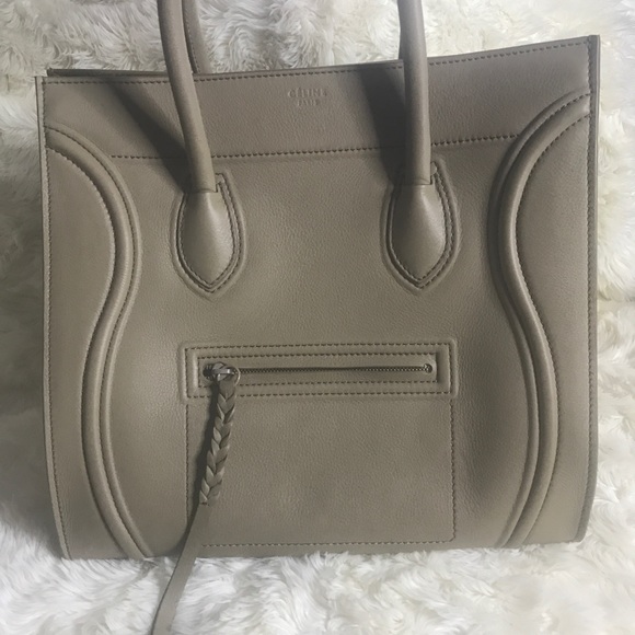 Authentic Celine Large Taupe Phantom Bag - Picture 2 of 8